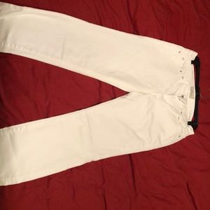 White sweet straight lucky jeans